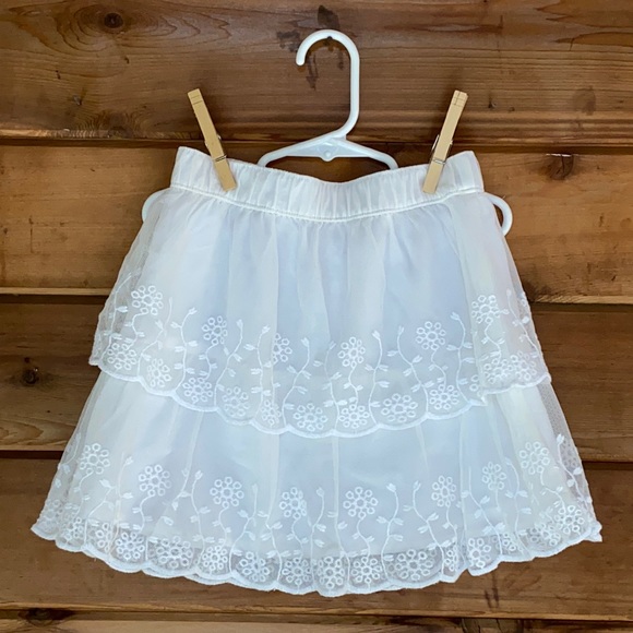 Carter’s Lace Mesh Tiered Skirt
